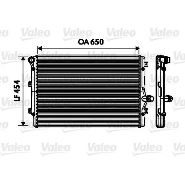 Valeo Radyatör – 734333 / OEM 1K0121251DM