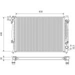 Valeo Radyatör – 734753 / OEM 4B0121251A