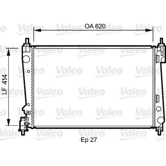 Valeo Radyatör – 735041 / OEM 51808364 ürün görseli