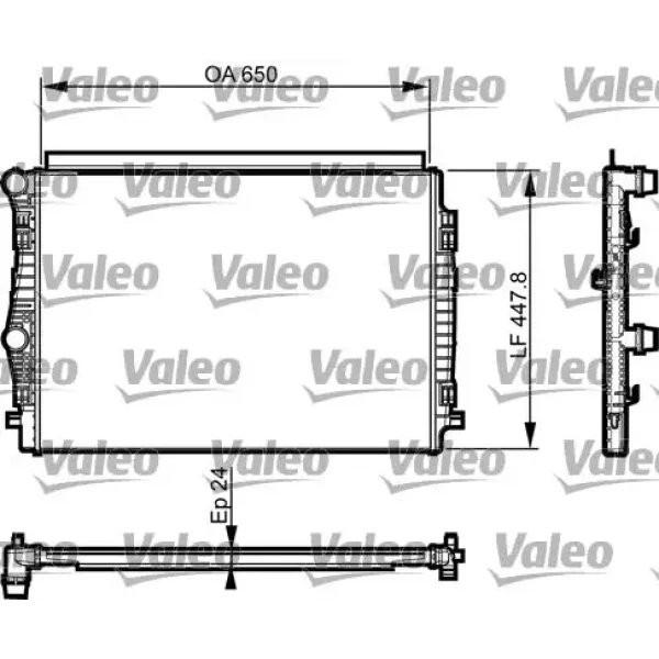 Valeo Radyatör – 735559 / OEM 5Q0121251EQ