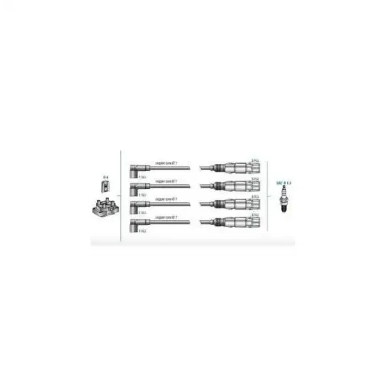 Doduco Buji Kablosu – 7804 / OEM 06A905409A ürün görseli