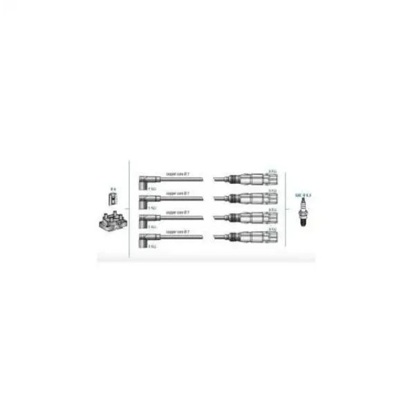Doduco Buji Kablosu – 7804 / OEM 06A905409A