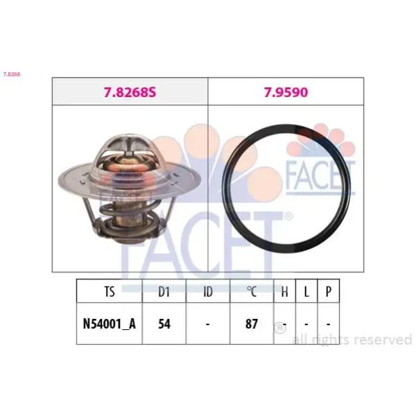 Facet Termostat – 7.8268 / OEM EA03222101