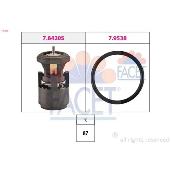 Facet Termostat – 7.8420 / OEM 032121110B ürün görseli