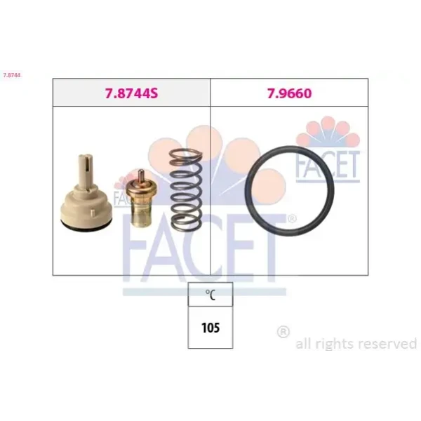 Facet Termostat – 7.8744 / OEM 03C121110P