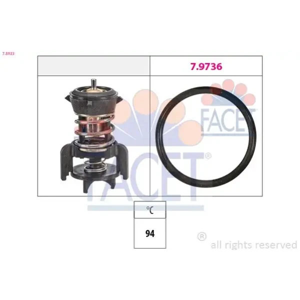 Facet Termostat – 7.8933 / OEM 04L121026AH