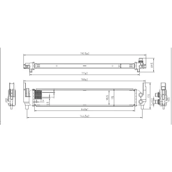 MGA Radyatör – 80469 / OEM 5Q0121251EL ürün görseli