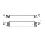 MGA Turbo Radyatörü – 80568 / OEM 8K0145805G