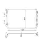 MGA Radyatör – 80584 / OEM 5Q0121251EM