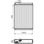 Valeo Kalorifer Radyatörü – 811507 / OEM 8K0898037A