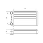 Valeo Kalorifer Radyatörü – 812255 / OEM 8E1820031