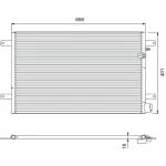 Valeo Klima Radyatörü – 814004 / OEM 4F0260401E