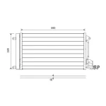 Valeo Klima Radyatörü – 814364 / OEM 6C0816411A
