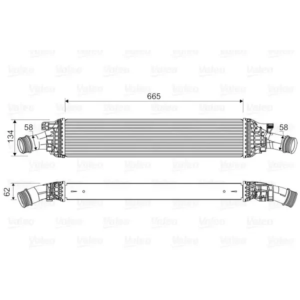 Valeo Turbo Radyatörü – 818601 / OEM 8K0145805L