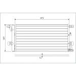 Valeo Klima Radyatörü – 822596 / OEM 8W0816411L