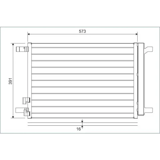 Valeo Klima Radyatörü – 822635 / OEM 5Q0816411AS ürün görseli