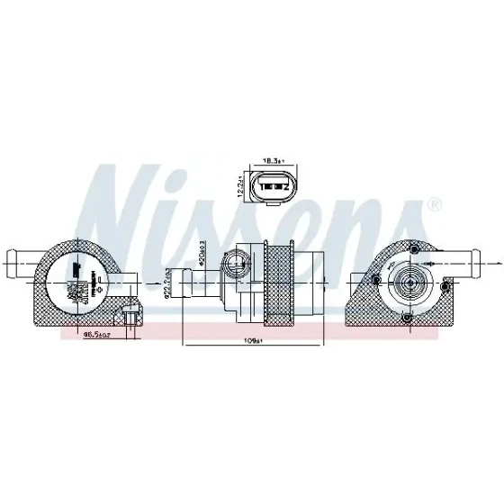 Nissens Devirdaim – 832109 / OEM 1K0965561F ürün görseli