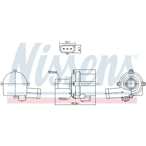 Nissens Devirdaim – 832152 / OEM 06H121601P