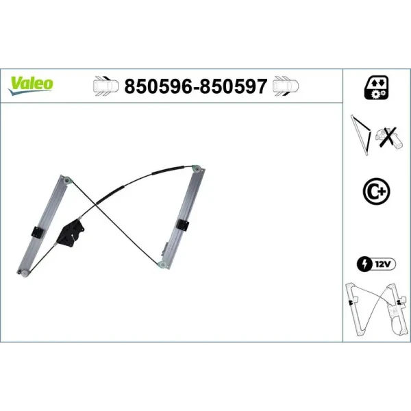 Valeo Ön Cam Krikosu (Sol) – 850596 / OEM 8E0837461C