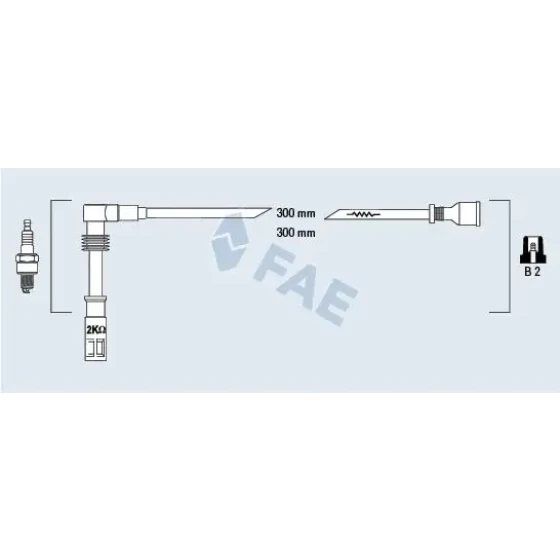 FAE Buji Kablosu – 85682 / OEM 058905409A ürün görseli