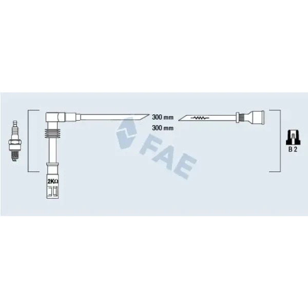 FAE Buji Kablosu – 85682 / OEM 058905409A