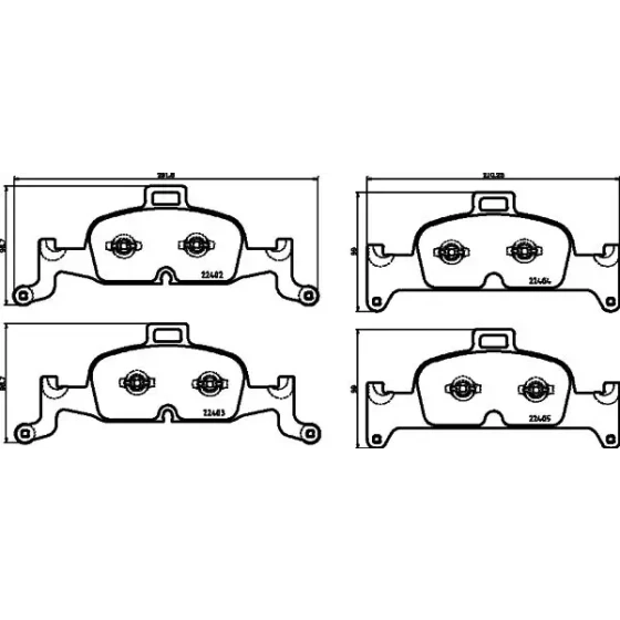 Hella Ön Fren Balatası – 8DB355025-811 ürün görseli