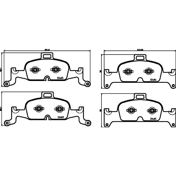 Hella Ön Fren Balatası – 8DB355025-811