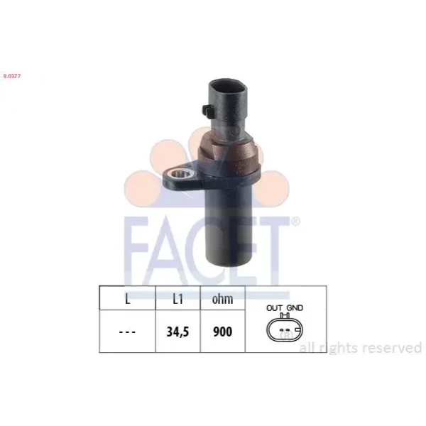Facet Krank Sensörü – 9.0377 / OEM 46815160