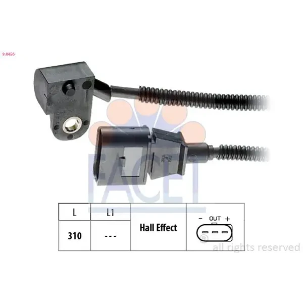 Facet Eksantrik Sensörü – 9.0456 / OEM MN980233