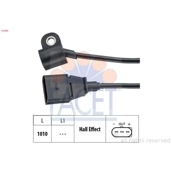 Facet Eksantrik Sensörü – 9.0565 / OEM 131877