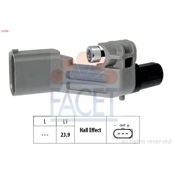 Facet Krank Sensörü – 9.0598 / OEM 032906433 ürün görseli