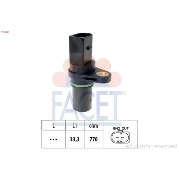 Facet Krank Sensörü – 9.0640 / OEM 131854
