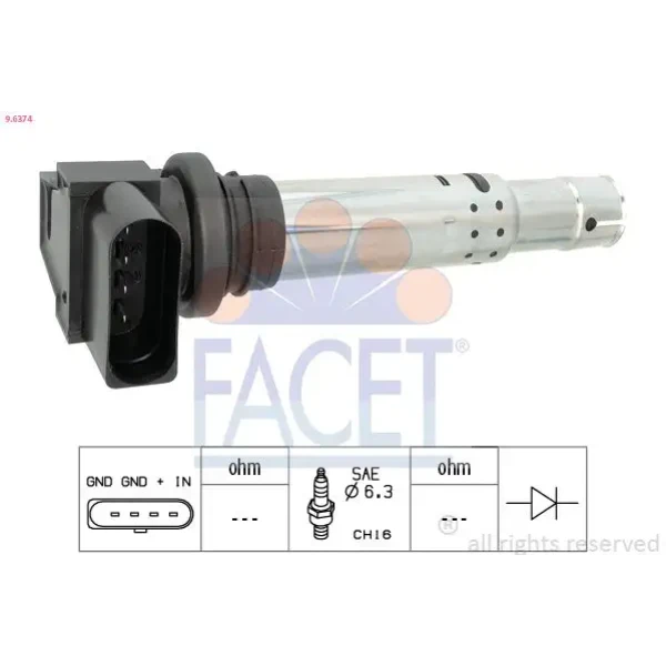 Facet Bobin – 9.6374 / OEM 036905100A
