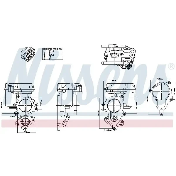 Nissens EGR Valfi – 98156