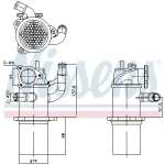 Nissens EGR Soğutucusu – 989423 / OEM 04L131513B