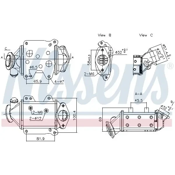 Nissens EGR Soğutucusu – 989457