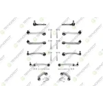 Teknorot Alt Takım Seti – A-666 / OEM 4F0498998