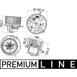 Mahle Kalorifer Motoru – AB148000P / OEM 1K1819015E