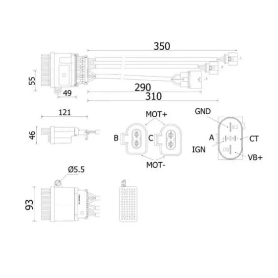 Mahle Klima Ayar Ünitesi – ABR78000S / OEM 8K0959501G ürün görseli