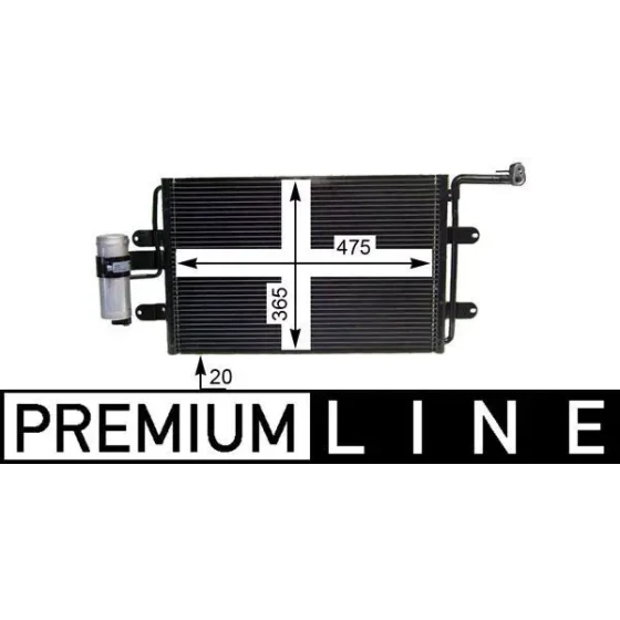 Mahle Klima Radyatörü – AC180000P / OEM 1J0820413B ürün görseli