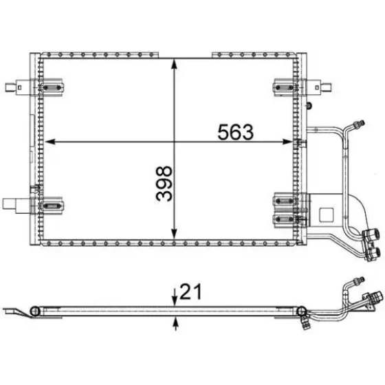 Mahle Klima Radyatörü – AC352000S ürün görseli