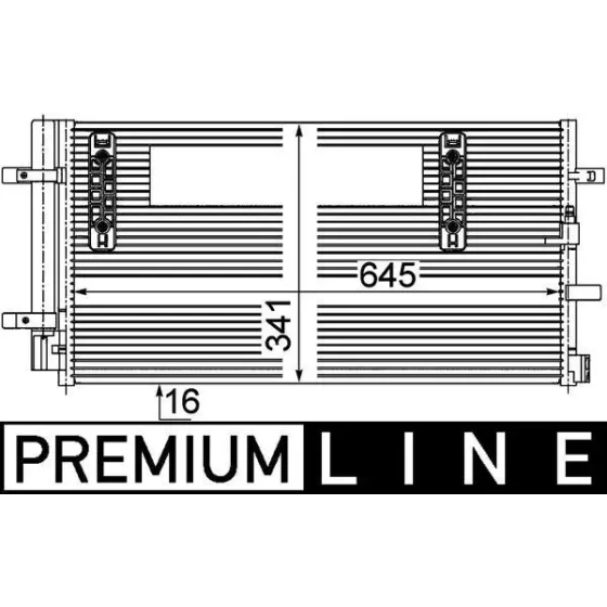 Mahle Klima Radyatörü – AC457000P / OEM 8K0260401L ürün görseli
