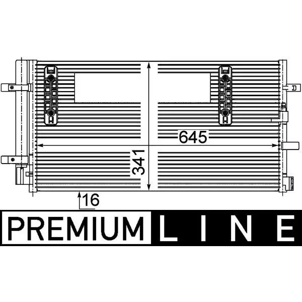Mahle Klima Radyatörü – AC457000P / OEM 8K0260401L
