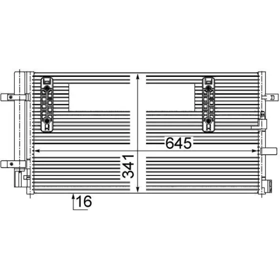 Mahle Klima Radyatörü – AC457000S / OEM 8K0260401L ürün görseli