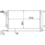 Mahle Klima Radyatörü – AC566000P / OEM 6C0816411B