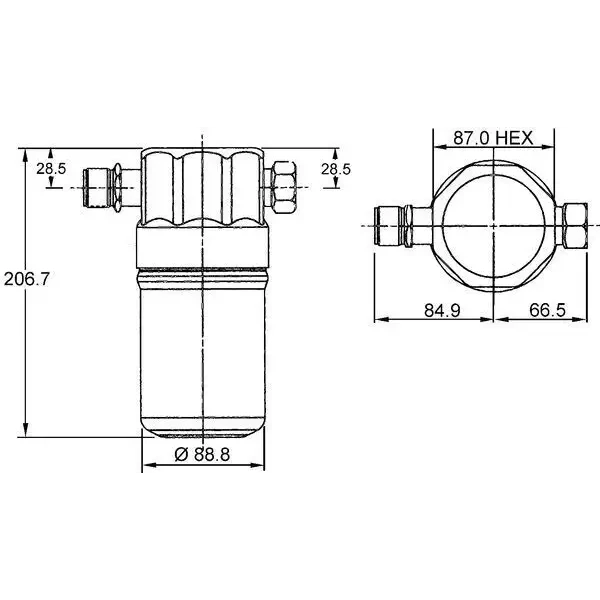 Mahle Klima Kurutucu Tüpü – AD36000S / OEM 8A0820193A