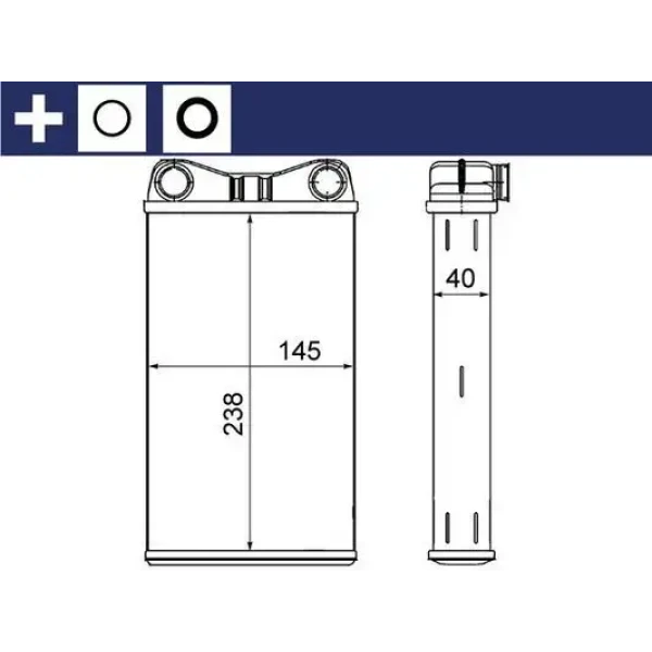 Mahle Kalorifer Radyatörü – AH7000S / OEM 8E1820031