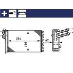 Mahle Kalorifer Radyatörü – AH72000S / OEM 1J1819031A
