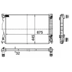 ORIS Radyatör – BAU056032 / OEM 4F0121251AF