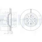 Delphi Arka Fren Diski – BG3975